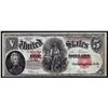 Image 1 : 1907 $5 Woodchopper Legal Tender Note