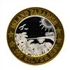 Image 2 : .999 Silver Luxury Cruise Island Paradise $10 Casino Gaming Token Limited Editio