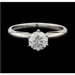 14KT White Gold 0.83ct Diamond Solitaire Ring
