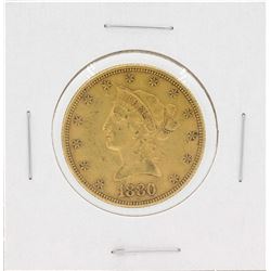1880 $10 Liberty Head Eagle Gold Coin