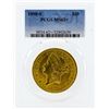 Image 1 : 1898-S $20 Liberty Head Double Eagle Gold Coin PCGS MS62+