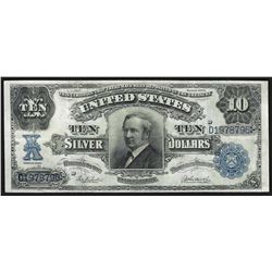 1908 $10 Silver Certificate Tombstone Note