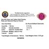 Image 5 : SILVER 7.56ct Ruby and Diamond Ring