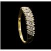 Image 4 : 14KT Yellow Gold Gents 0.30ctw Single Cut Diamond Ring