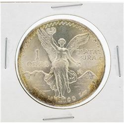 1985 Mexcian Libertad 1 Onza Silver Coin