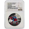 Image 1 : 2016 Canada $20 Superman Colorized Silver Coin NGC PF70 Ultra Cameo