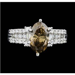 14KT White Gold 2.70ctw GIA Certified Diamond Ring