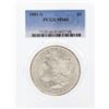 Image 1 : 1881-S $1 Morgan Silver Dollar Coin PCGS MS66