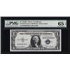 Image 1 : 1935D $1 Silver Certificate Note Narrow PMG Gem Uncirculated 65EPQ