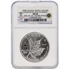 Image 1 : 2008 $5 Canada Maple Leaf Vancouver 2010 Olympics NGC MS68