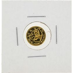 1985 1/20 oz China Panda Gold Coin