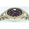 Image 6 : Rolex Mens Two Tone 14KT Yellow Gold Ruby and 1.50ctw Diamond Datejust Wristwatc