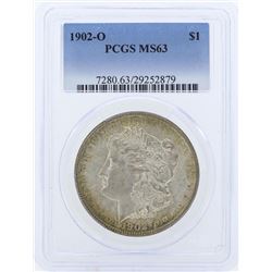 1902-O $1 Morgan Silver Dollar Coin PCGS MS63