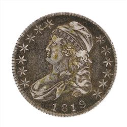 1819 Capped Bust Half Dollar Coin