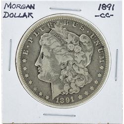 1891-CC $1 Morgan Silver Dollar Coin