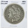 Image 1 : 1891-CC $1 Morgan Silver Dollar Coin