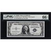 Image 1 : 1935D $1 Silver Certificate Note Narrow PMG Gem Uncirculated 66EPQ