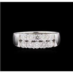 14KT White Gold 0.88ctw Diamond Ring