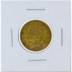 1834 $5 Capped Head Half Eagle Gold Coin