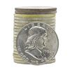 Image 1 : Roll of (20) 1954-D Brilliant Uncirculated Franklin Half Dollar Coins