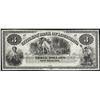 Image 1 : 1800's $3 The Citizens Bank of Louisiana New Orleans Obsolete Note