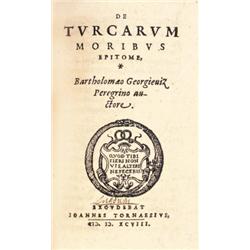 [Georgievits Bertalan] Georgieuiz, Bartholomae[us]: De Turcarum moribus epitome.…