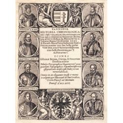 [Lonicer, Johann Adam] T[eucrius] An[naeus] Privatu[s]: Pannoniae historia chronologica: res per …