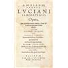 Image 1 : Lucian[us] Samosatensis: Opera, quae quidem extant, omnia, Graec[a]e & Latin[a]e, in quatuor tomo…