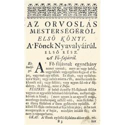Pápai Páriz Ferenc: Pax Corporis, az-az: az emberi test nyavalyáinak okairól, fészkeirol, 's azok…