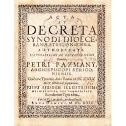 Pázmány [Péter], Petr[us]: Acta et decreta synodi dioecesanae Strigoniensis.…