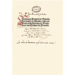 [Temesvári Pelbárt] Pelbartu[s] de Themeswar: Sermones Pomerii de Sanctis Hyemales et Estiuales […