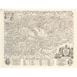 Nova et Exacta Totius Regni Hungariae Delineatio A: 1664 Sculp. - Neue und richtige abbildung des…