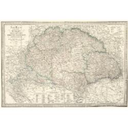 Post-Karte der Kronländer Ungarn, Siebenbürgen, Croatien-Slavonien, Serbien-Banat, nebst der k.k.…