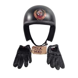 Mortdecai Jock (Paul Bettany) Helmet & Gloves Movie Props