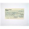 Image 1 : Mortdecai (Johnny Depp) Bank Check Movie Props