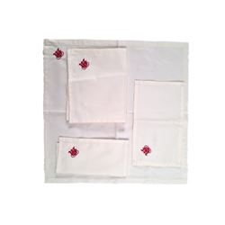 Mortdecai Monogrammed Napkins Movie Props