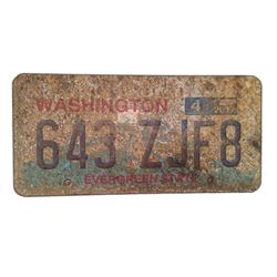 Resident Evil The Final Chapter License Plate Movie Props