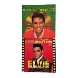 Elvis Presley Lot of Two 1960s Soundtrack Record Albums It Happened at The World's Fair and Elvis Go