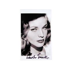 Lauren Bacall Autographed Photo Movie Collectibles