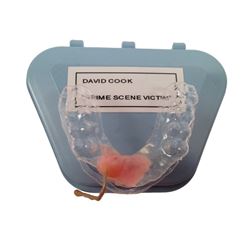 Underworld: Awakening Crime Scene Victim (David Cook) Teeth Appliance Movie Props
