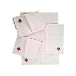 Mortdecai Monogrammed Napkins Movie Props