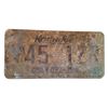Image 1 : Resident Evil The Final Chapter License Plate Movie Props