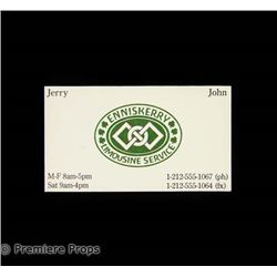 PS I Love You Gerry  (Gerard Butler)  Business Card Movie Props