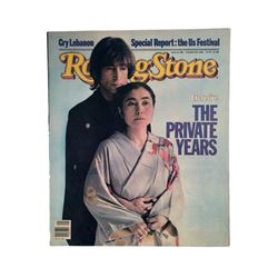 Beatles Rolling Stone Magazine John Lennon & Yoko Ono  The Private Years 