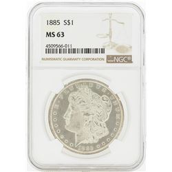 1885 MS63 NGC Morgan Silver Dollar