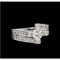 1.71 ctw Diamond Ring - 14KT White Gold