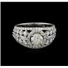Image 2 : 18KT White Gold 2.23 ctw Diamond Ring