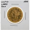 Image 1 : 1899 $10 Liberty Gold Coin