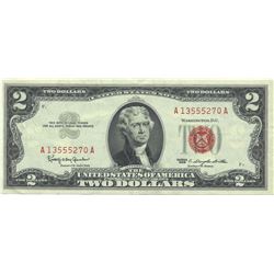 1963 $2 XF/AV Red Seal Note