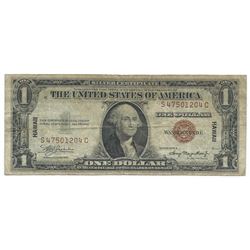 1935A $1 Silver Certificate WWII Hawaii Emergency Note